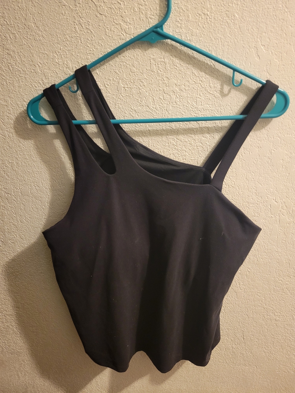 Black Double-Strap Tank Top